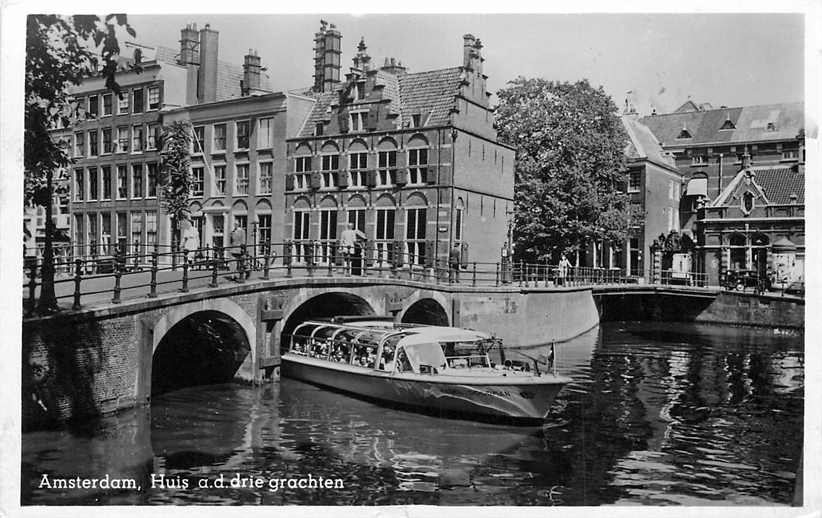 Amsterdam Huis aan de drie Grachten