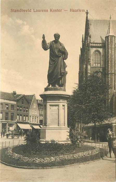 Haarlem Standbeeld Laurens Koster