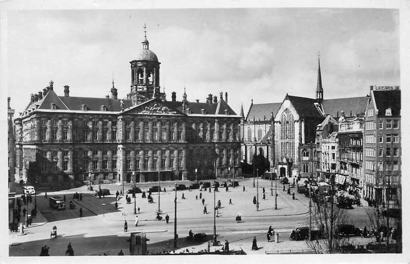 Amsterdam Dam met Koninklijk Paleis