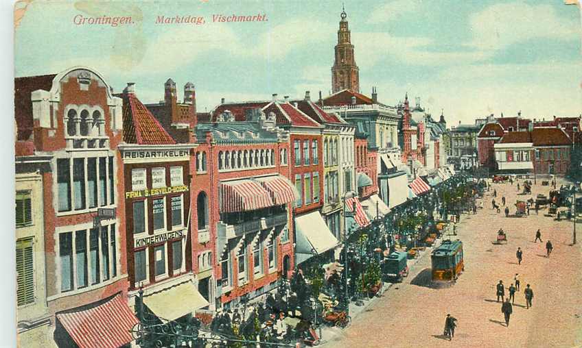 Groningen marktdag Vischmarkt