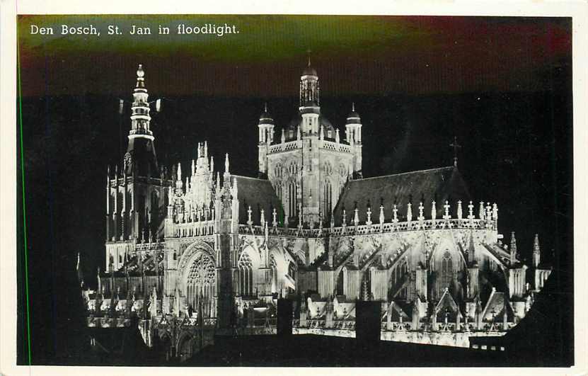 Den Bosch St Jan in floodlight