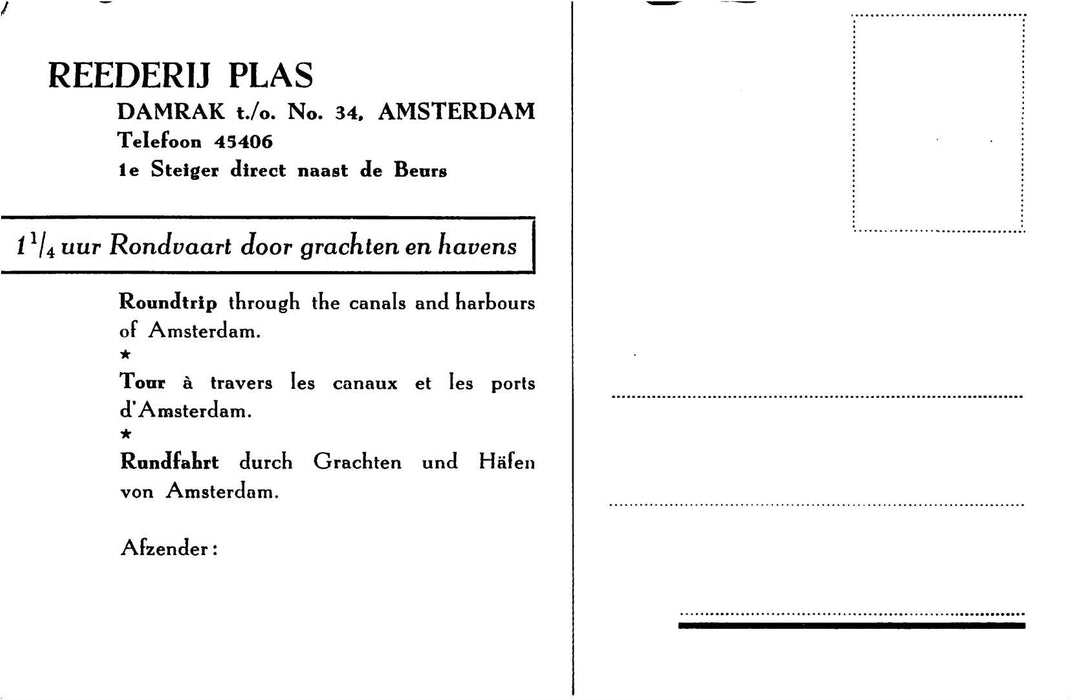 Amsterdam Reederij Plas