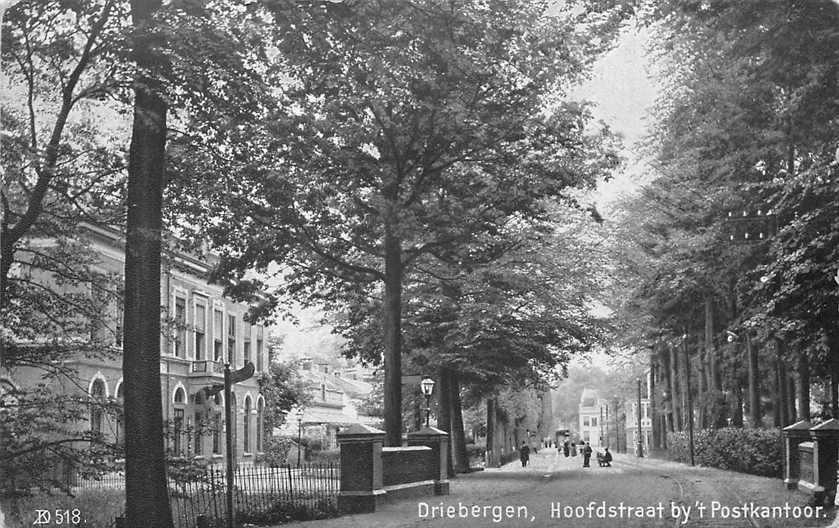 Driebergen Hoofdstraat bij t Postkantoor