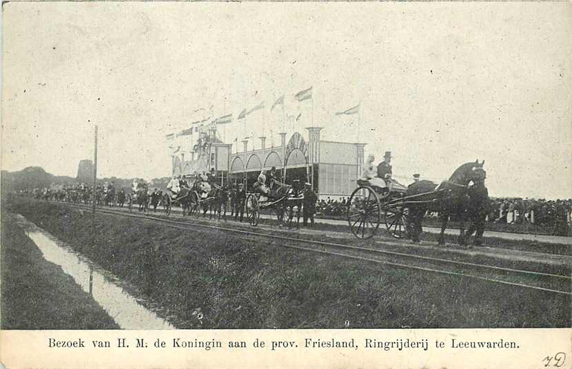 Leeuwarden Bezoek Koningin Ringrijderij