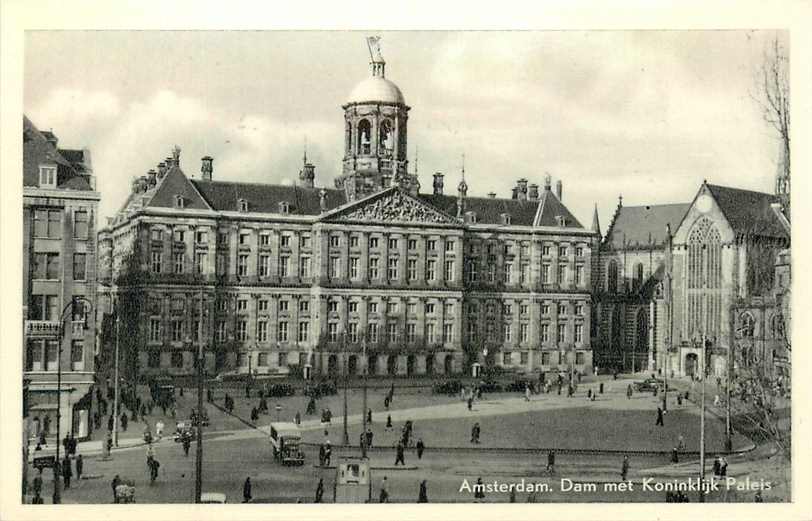 Amsterdam Dam met Koninklijk Paleis