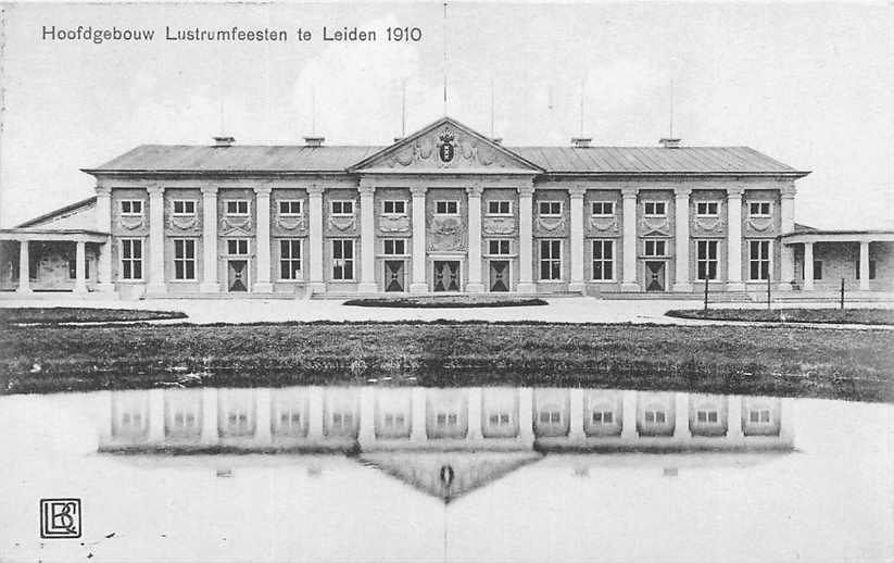 Leiden Hoofdgebouw Lustrumfeesten 1910