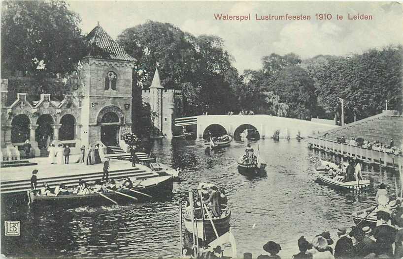 Leiden Waterspel Lustrumfeesten 1910
