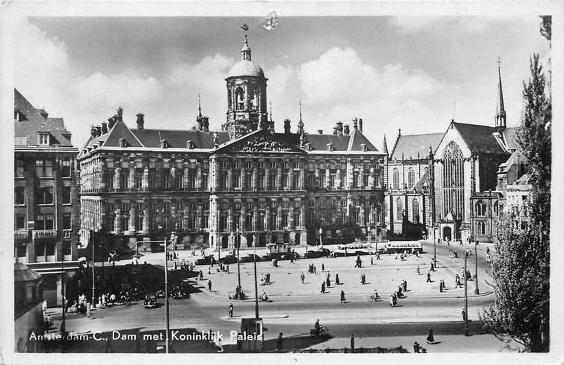 Amsterdam Dam met Koninklijk Paleis