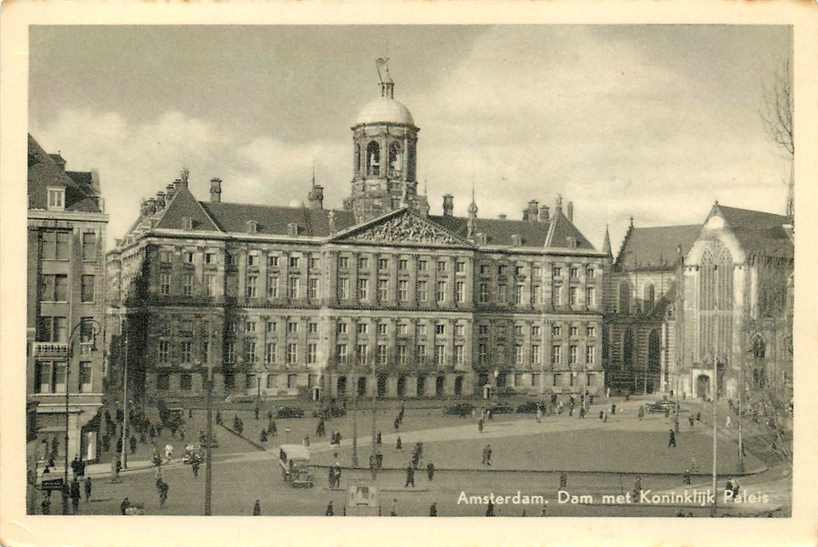 Amsterdam Dam met Koninklijk Paleis