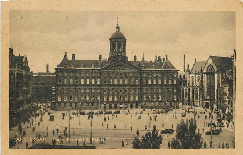 Amsterdam Dam met Koninklijk Paleis