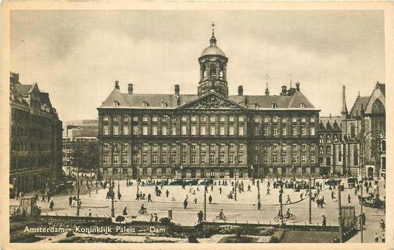 Amsterdam Dam met Koninklijk Paleis