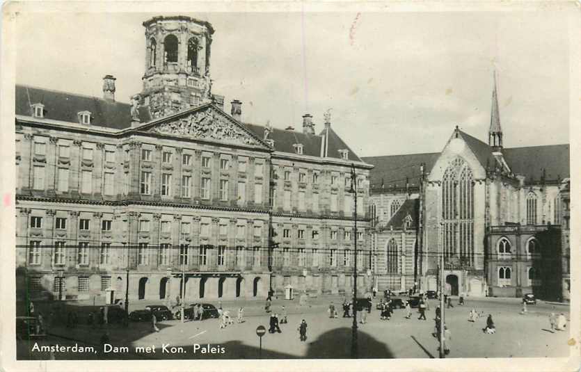 Amsterdam Dam met Koninklijk Paleis