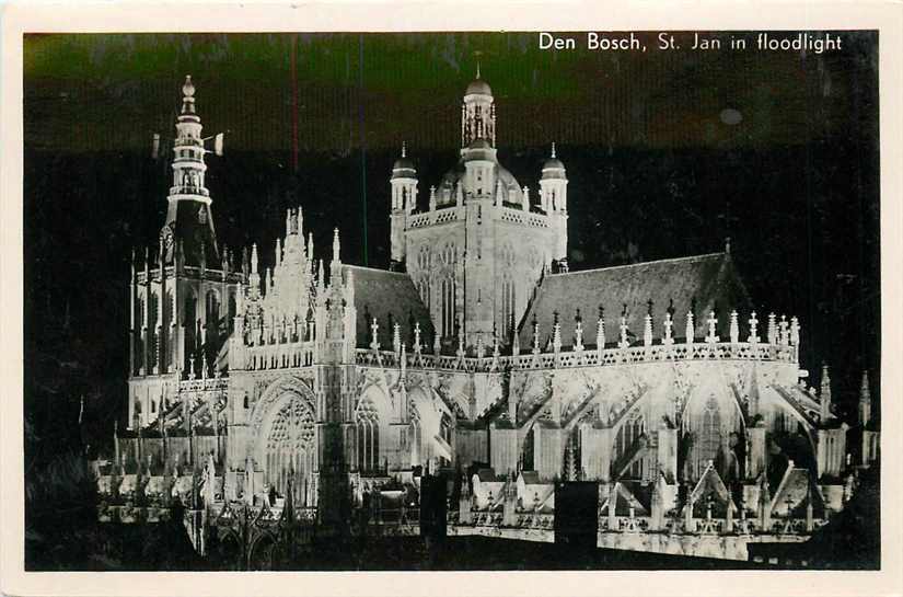 Den Bosch St Jan in floodlight