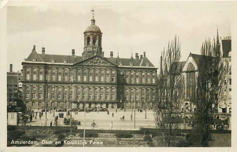 Amsterdam Dam met Koninklijk Paleis