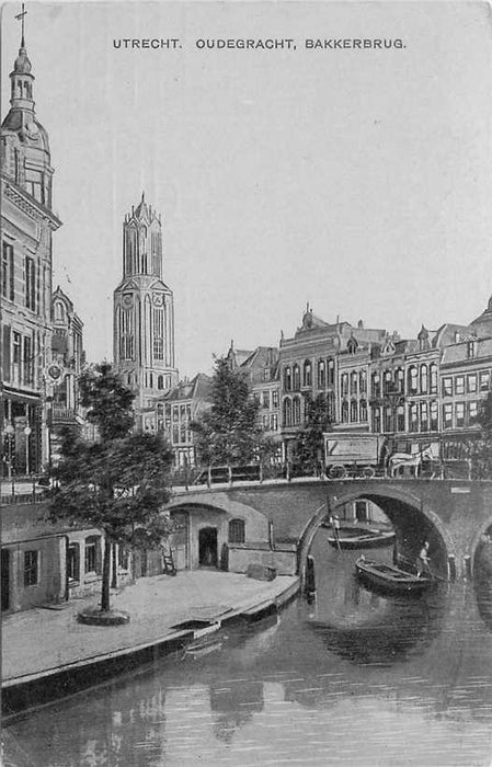 Utrecht Oudegracht Bakkerbrug