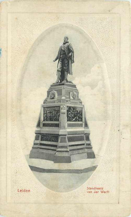 Leiden Standbeeld vd Werff