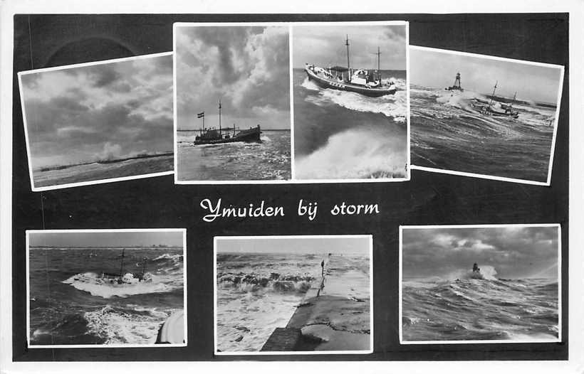 Ijmuiden bij storm