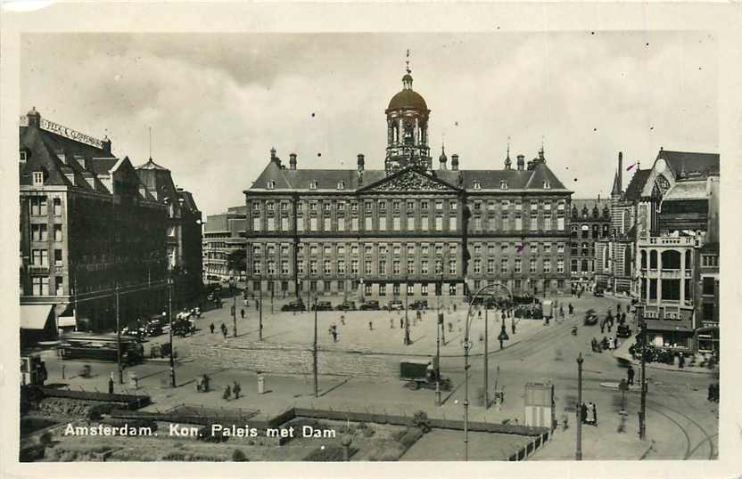 Amsterdam Dam met Koninklijk Paleis