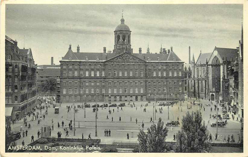 Amsterdam Dam met Koninklijk Paleis