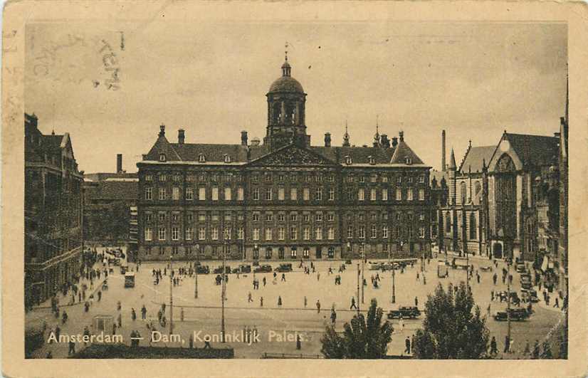 Amsterdam Dam met Koninklijk Paleis