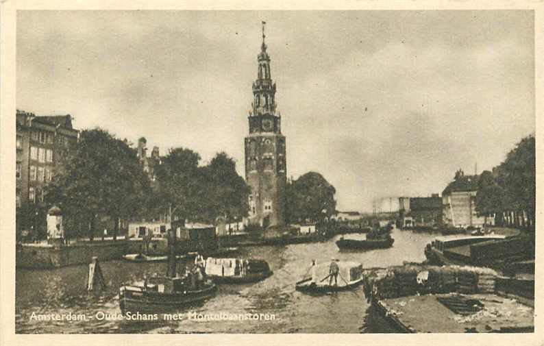 Amsterdam Oude Schans met Montelbaanstor