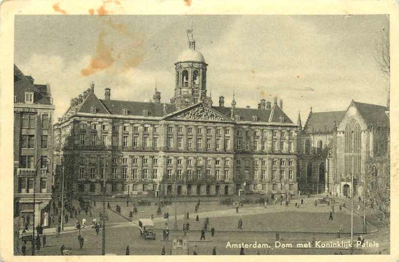 Amsterdam Dam met Koninklijk Paleis