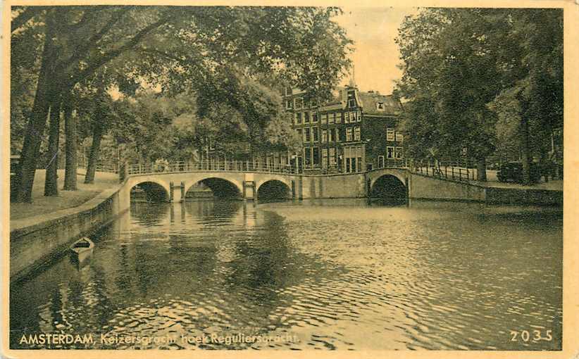 Amsterdam Keizersgracht hoek Reguliersgr