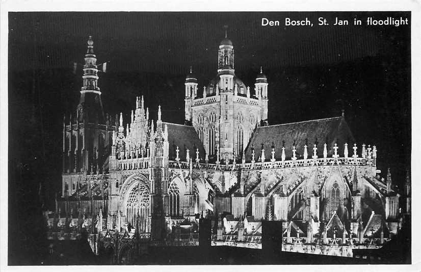 Den Bosch St Jan in floodlight