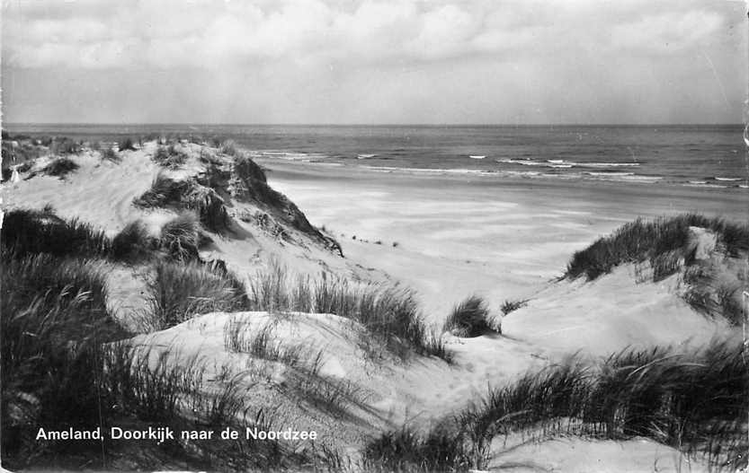 Ameland Doorkijk naar de Noordzee