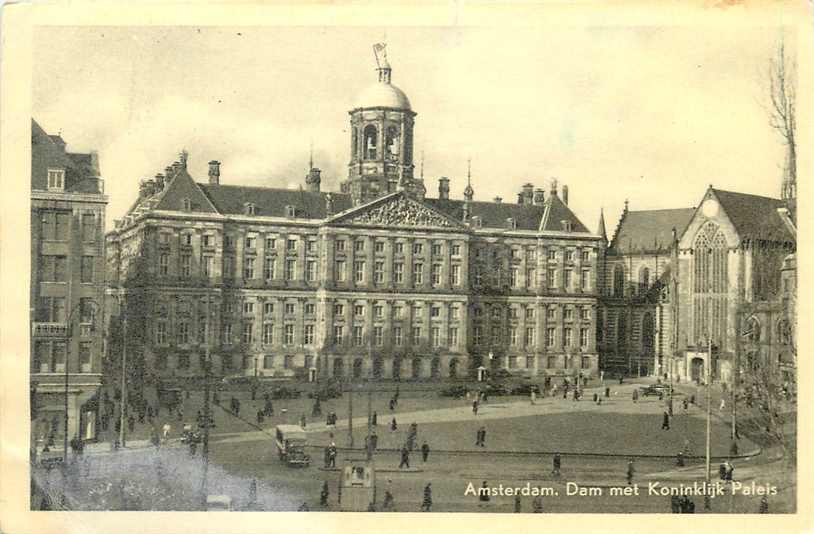 Amsterdam Dam met Koninklijk Paleis