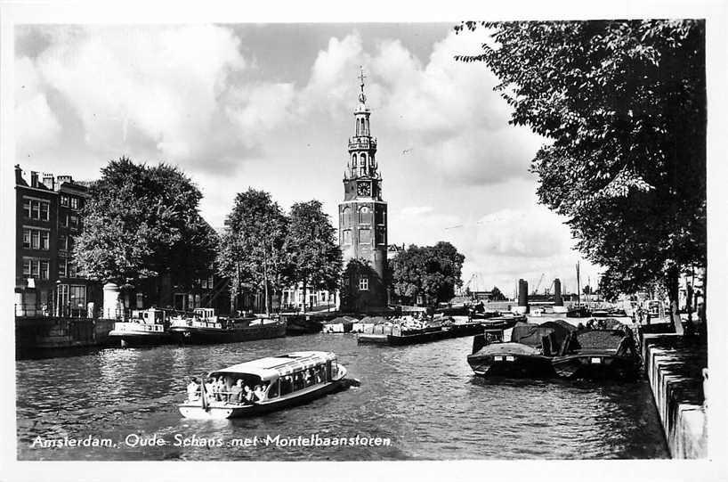 Amsterdam Oude Schans met Montelbaanstor