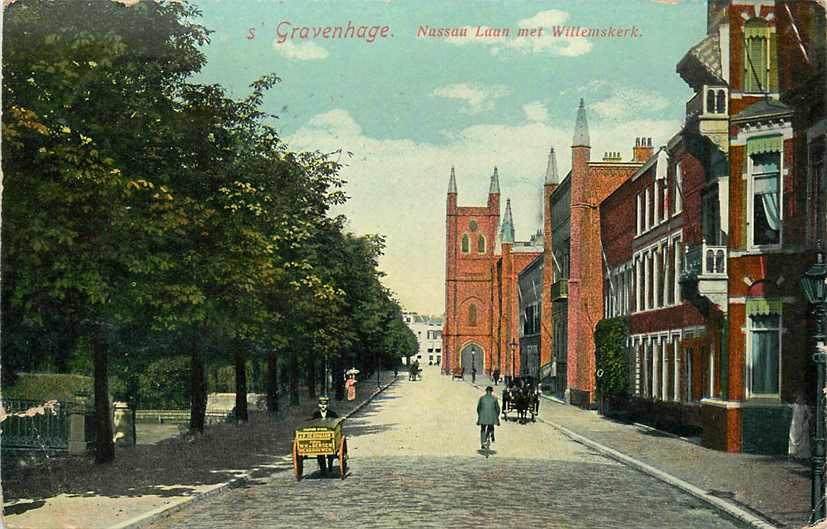 Den Haag Nassau Laan met Willemskerk