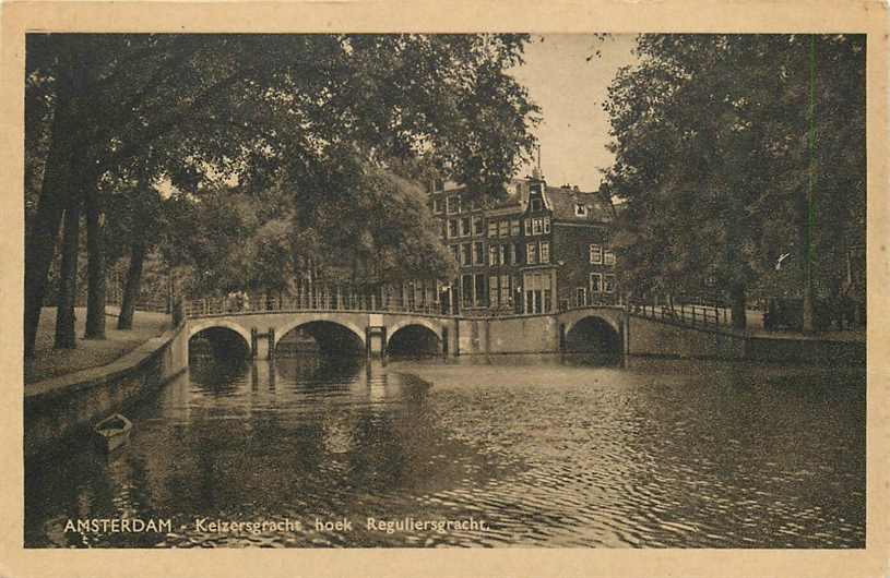 Amsterdam Keizersgracht hoek Reguliersgr