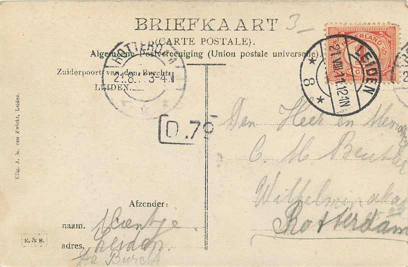 Leiden Zuiderpoort van den Burcht