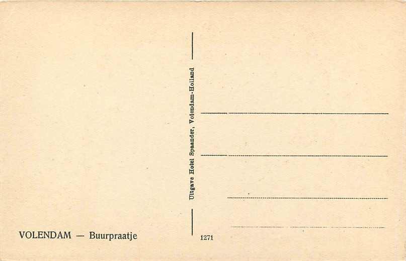 Volendam Buurpraatje