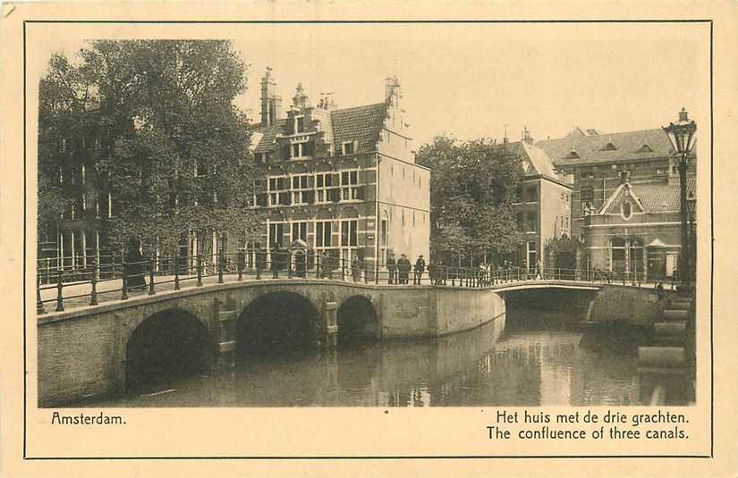 Amsterdam Het huis met de drie Grachten