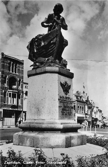 Zaandam Czaar Peter Standbeeld