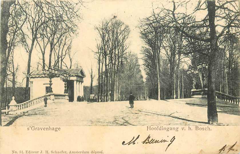 Den Haag Hoofdingang van het Bosch