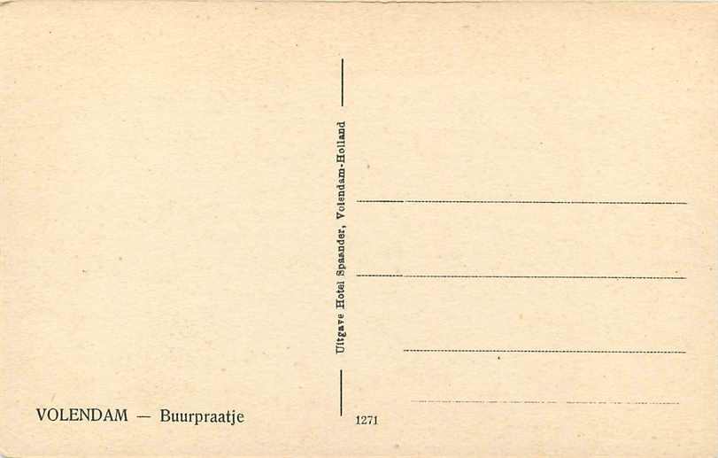 Volendam Buurpraatje