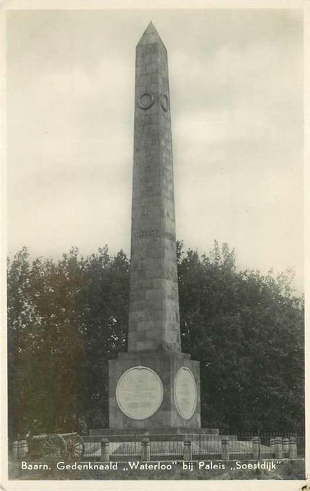 Baarn Gedenknaald Waterloo