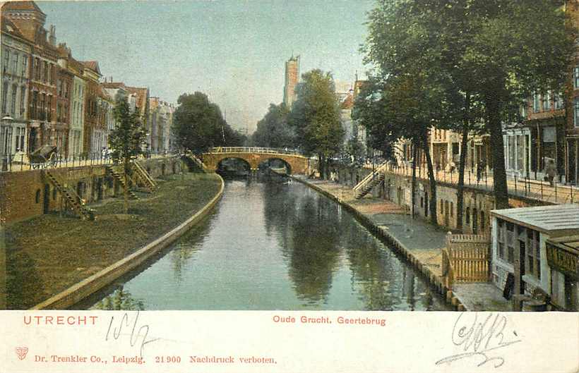 Utrecht Oude Gracht Geertebrug