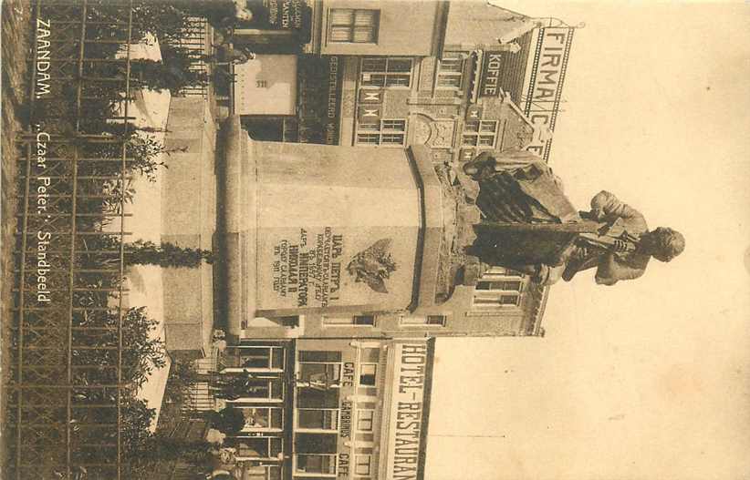 Zaandam Czaar Peter Standbeeld