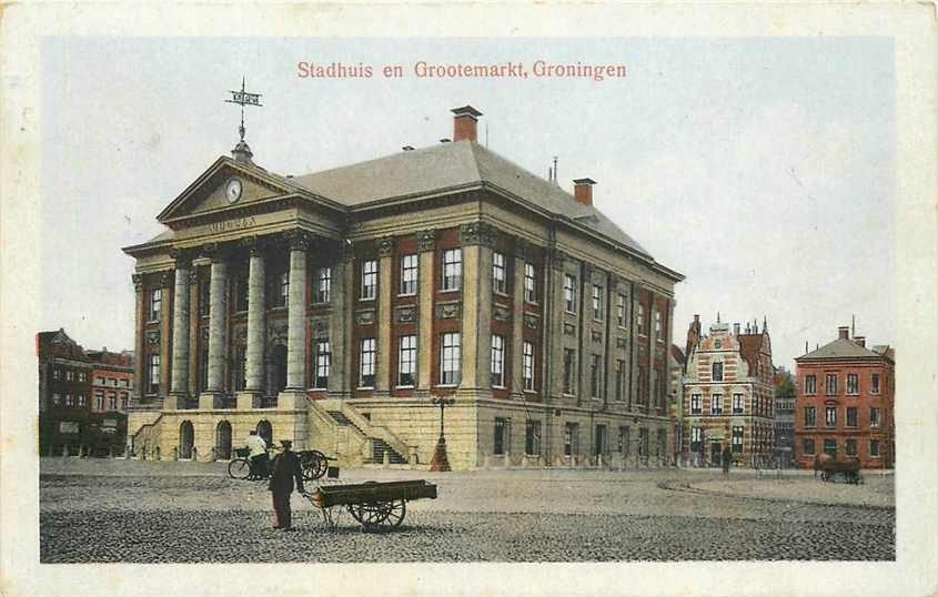 Groningen Stadhuis en Groote Markt