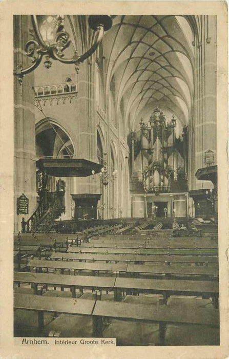 Arnhem Interieur Groote Kerk