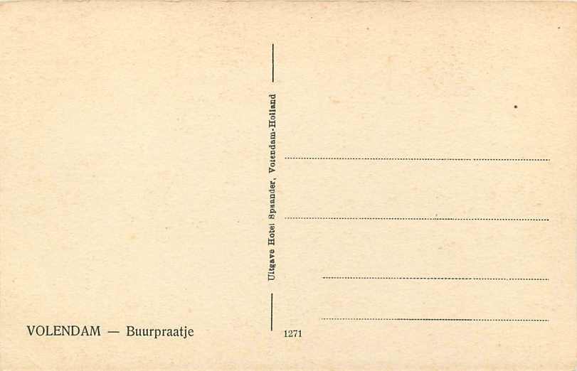 Volendam Buurpraatje