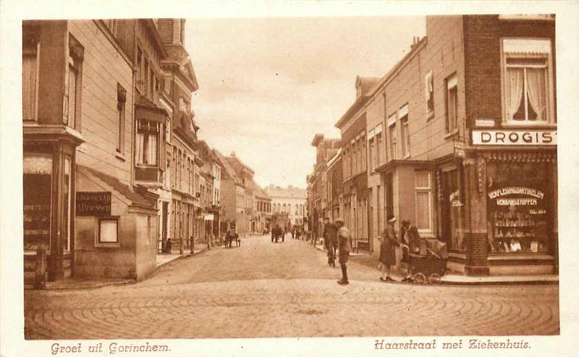 Gorinchem Haarstraat met Ziekenhuis