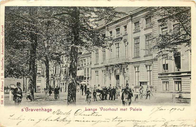 Den Haag Lange Voorhout met Paleis