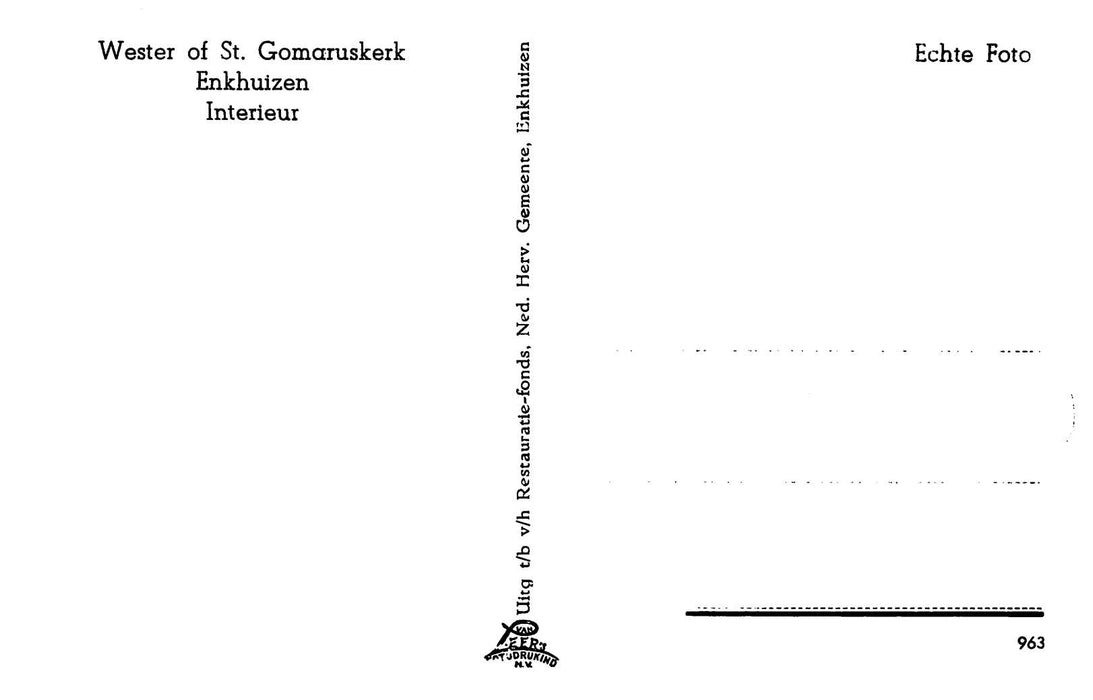 Enkhuizen Wester of St Gomaruskerk