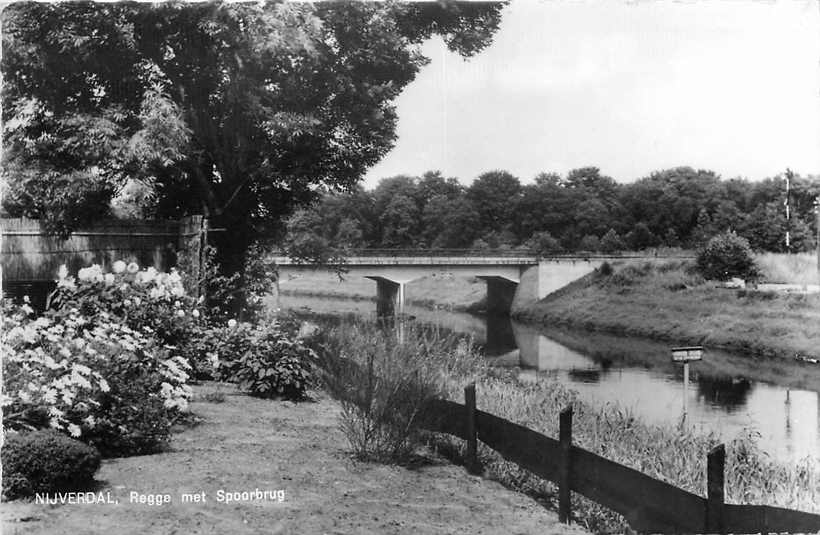 Nijverdal Regge met Spoorbrug