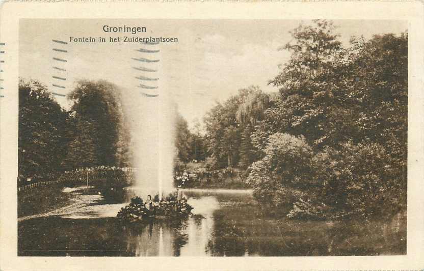 Groningen Fontein in het Zuiderplantsoen